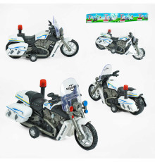 Мотоцикл 7725 (200/2) поліція, інерція, звук, підсвічування, у пакеті