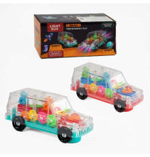 Машинка 035 A26 (120/2) 2 кольори, 2 режими, підсвічування, звук, колеса вільного ходу, в коробці