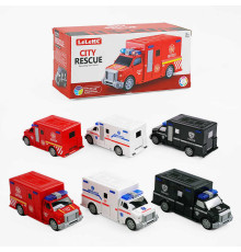 Машинка HC 034 (60) 3 види, спецтехніка, звук, підсвічування, колесо вільного ходу, в коробці, ВИДАЄТЬСЯ ТІЛЬКИ МІКС ВИДІВ