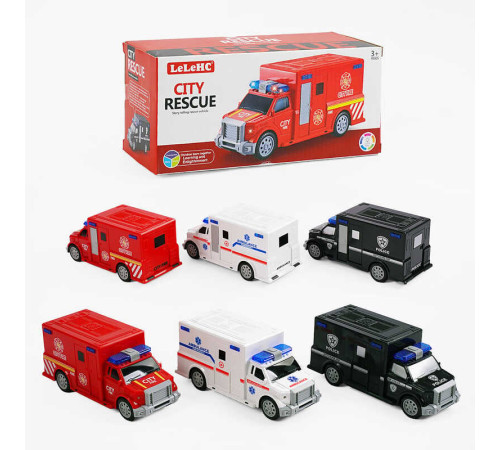 Машинка HC 034 (60) 3 види, спецтехніка, звук, підсвічування, колесо вільного ходу, в коробці, ВИДАЄТЬСЯ ТІЛЬКИ МІКС ВИДІВ