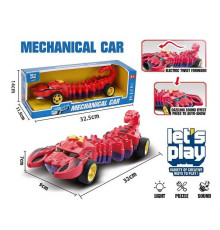 Машина музична PD 88-12 (36/2) “Скорпіон”, звук, підсвічування, гумові колеса, в коробці