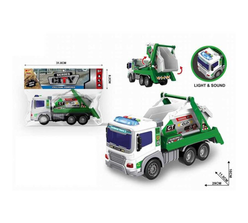 Машина 66-4 A (36) “Самоскид”, звуки, підсвічування, інерція, гумові колеса, в пакеті