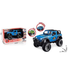 Джип 58033 A (20) інерція, звуки, підсвічування, масштаб 1:15, відкриваються дверцята, в коробці