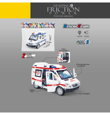 Спецтехніка 7737 (100/2) 2 кольори, звуки, підсвічування, інерція, гумові шини, на батарейках, відчиняються двері, в пакеті