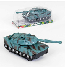 Танк 383-22 D (120) інерційний, світло, звук, поворотна вежа, в слюди