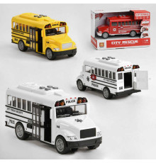 Автобус WY 940 A/B/C (48) 3 кольори, підсвічування, звук, інерція, в коробці, ВИДАЄТЬСЯ ТІЛЬКИ МІКС ВИДІВ