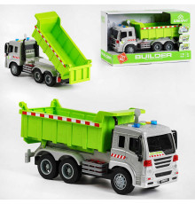 Спецтехніка WY 311 В (24) "Самоскид", світло, звук, 4 активні кнопки, рухоме нависне обладнання, у коробці