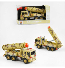 Спецтехніка WY 651 B (24) масштаб 1:16, інерція, звук, підсвічування, імітація пострілів, ракетна установка, в коробці