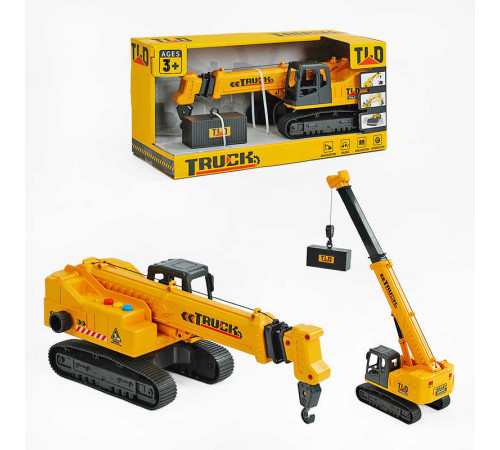 Кран 584-2 (24) звукові ефекти, гусеничний хід, тріскачка, в коробці – в наличии! Купите сейчас у KAZKOVA