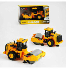 Дорожній каток WY 421 A (24) звук, підсвічування, інерція, рухливий елемент, масштаб 1:16, в коробці