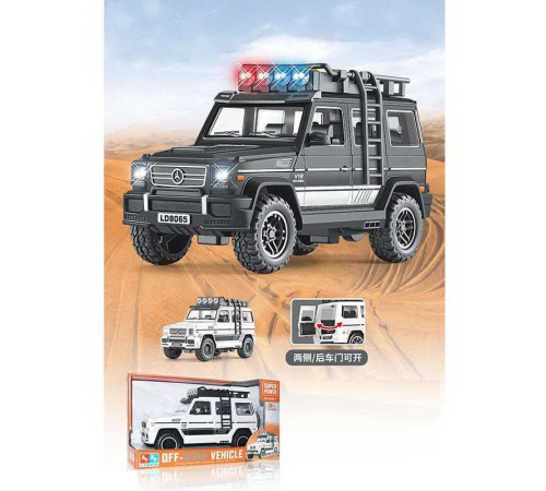 Машина 8065-1 (36/2) 2 кольори, звук, підсвічування, інерція, гумові колеса, відчиняються двері, в коробці – в наличии! Купите сейчас у KAZKOVA