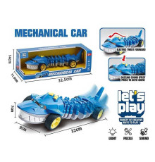 Машина музична PD 88-13 (36/2) “Акула”, звук, підсвічування, гумові колеса, в коробці