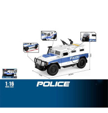 Джип WY 860 A (24) звуки, підсвічування, інерція, масштаб 1:16, відкриваються дверцята, гумові колеса, в коробці