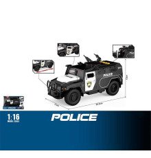 Джип WY 860 B (24) звуки, підсвічування, інерція, масштаб 1:16, відкриваються дверцята, гумові колеса, в коробці