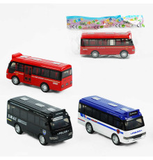 Автобус 7727 (110) 3 кольори, інерція, звук, підсвічування, у пакеті