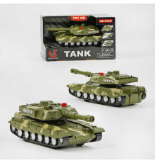 Танк 666-77 P (60) інерція, звук, підсвічування, рухоме дуло, в коробці