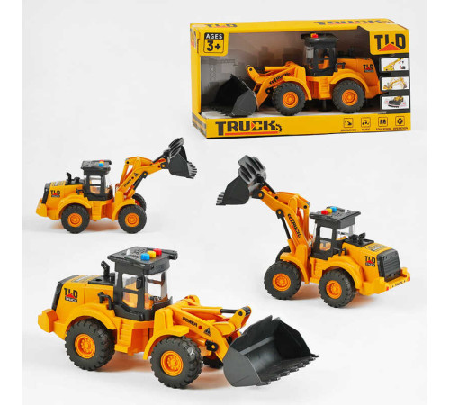 Бульдозер 584-3 (24) інерція, 3 звуки, підсвічування, рухомий ківш, в коробці