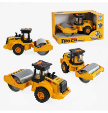 Спецтехніка 8135-1 (24/2) асфальтоукладач, інерційний механізм, гумові колеса, підсвічування, звукові ефекти, в коробці