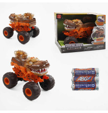 Машина HK 019 (32) підсвічування, мелодія, звуки, інерція, парогенератор, у коробці