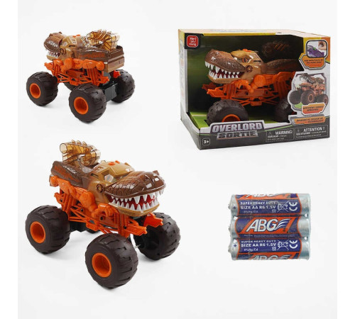 Машина HK 019 (32) підсвічування, мелодія, звуки, інерція, парогенератор, у коробці