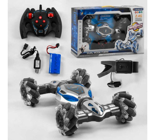 Машинка на р / у DH 666-60 (10) браслет сенсорного управління, акумулятор 7.4 V, підсвічування корпусу, музика, в коробці