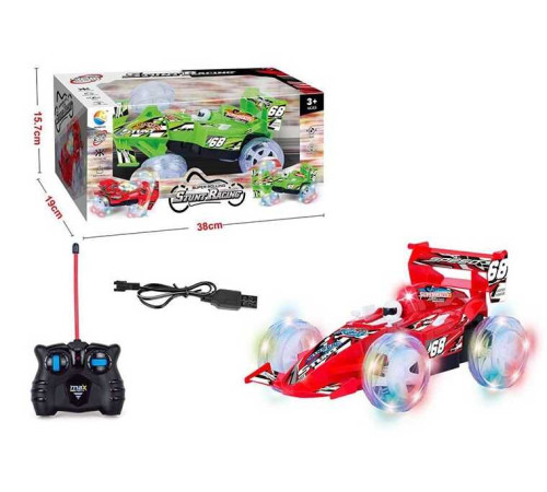 Машинка на радіокеруванні FA 9822 (24) 2 кольори, звук, світло, акум. 4,8 V, обертається передня вісь, у коробці