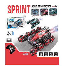 Машина на р/кі 318-1 (36) 3 кольори, підсвічування, звуки, акумулятор 3.7 V, пульт 2,4 GHz, роликові колеса, оберт 360°, парогенератор, в коробці, ВИДАЄТЬСЯ ТІЛЬКИ МІКС ВИДІВ