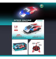 Машина на радіокеруванні US 22011 (48/2) підсвічування, протиударний корпус, гумові шини, пульт 27 MHZ, маштаб 1:18, на батарейках, в коробці