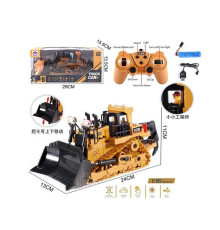 Екскаватор на радіокеруванні TY 824 (36/2) гусеничний хід, звуки, автоматичний рух ковша, беззвучний режим, режим демонстрації, викрутка, акумулятор 3.7V, USB-кабель, пульт 2.4 GHz, масштаб 1:16, підсвічування, в коробці