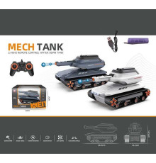 Танк на радіокеруванні 6615 A (12) 2 кольори, стріляє орбізами, гусеничний хід, звуки, підсвічування, акум. 3,7 V, пульт 2,4 G, обертається башта, в коробці
