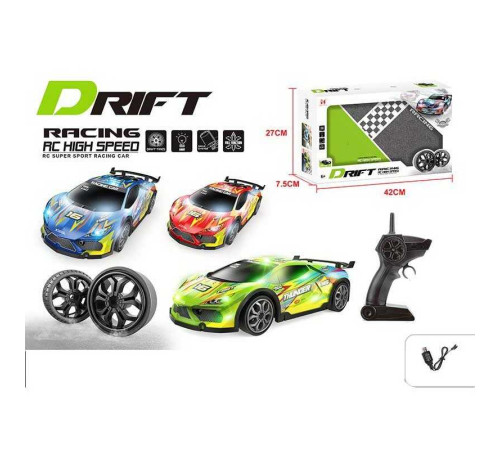 Машина на радіокеруванні LH-C 080 (24) підсвічування, акум. 3.7V, протиударний корпус, пульт 2.4GHz, в коробці, ВИДАЄТЬСЯ ТІЛЬКИ МІКС ВИДІВ