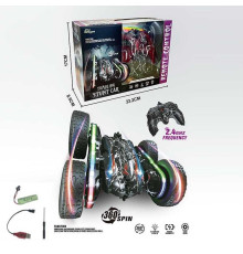 Машина на радіокеруванні H 02 (36) акумулятор 3.7 V, пульт 2.4 G, підсвічування, гумові колеса, обертається на 360, перевертиш, в коробці