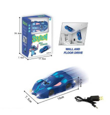 Машина на радіокеруванні MX 18 (48) антигравітаційна, їде по стінах, герой, вбудований акумулятор, розмір - 16х7.5х4.5 см, пульт, USB - кабель, в коробці