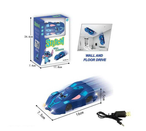 Машина на радіокеруванні MX 18 (48) антигравітаційна, їде по стінах, герой, вбудований акумулятор, розмір - 16х7.5х4.5 см, пульт, USB - кабель, в коробці – в наличии! Купите сейчас у KAZKOVA