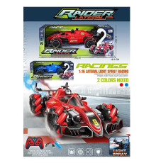 Машина на радіокеруванні 585-38 A (30/2) 2 кольори, звуки, парогенерація, підсвічування, роликові колеса, акум. 3.7V, пульт 2.4G, USB-кабель, режим демонстрації, в коробці