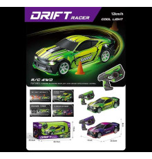 Машина на радіокеруванні 33637 (16) 2 кольори, пульт керування 2.4 GHZ, акумулятор 3.7 V, USB кабель, підсвічування, розгін 12 кмгод, в коробці