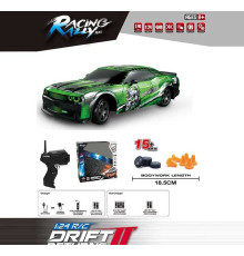 Машина на радіокеруванні SC 24 A 25 (36) акум. 3.7V, пульт 2.4 GHz, режими підсвічування, USB-кабель, протиударний корпус, масштаб 1:24, змінні колеса, дорожні конуси, підсвічування, в коробці