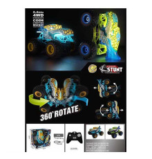 Машинка на радіокеруванні UJ 99 F 161 (18) 2 кольори, акум. 3.7V, USB-кабель, пульт 2.4 GHz, протиударний корпус, гумові шини, підсвічування, звук, трюки, в коробці