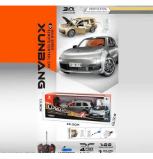 Машина на радіокеруванні KS 121 Y (36) 2 кольори, акумулятор 3.7V, пульт 49 MHZ, масштаб 1:22, підсвічування, гумові шини, зарядна станція, в коробці