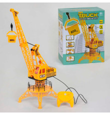 Кран на радіокеруванні QF 323 (24) на батарейках, підсвічування, в коробці