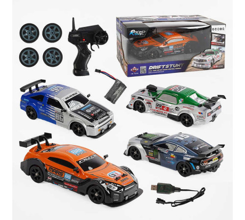 Машина на р/к SC 16 A 05 /08 (12) 4 види, 4х4, масштаб 1:16, світло, парогенератор, дрифт, акум. 7.4V, пульт 2.4 G, викрутка, додаткові колеса, в коробці, МІКС ВИДІВ