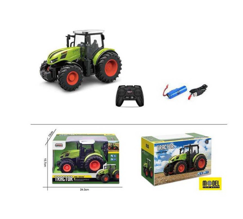 Трактор на радіокеруванні 6603 (32) підсвічування, акумулятор 3.7V, пульт 2.4GHz, USB-кабель, гумові колеса, режим демонстрація, масштаб 1:24, в коробці – в наличии! Купите сейчас у KAZKOVA