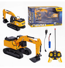 Екскаватор на радіокеруванні Z 6809 A (30) акумулятор 3.7 V, пульт 40 MHz, підсвічування, рухливі елементи, дріт для підзарядки, в коробці