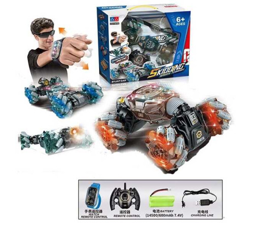 Машина на радіокеруванні UD 2196 PW (12) 3 кольори, звук, підсвічування, роликові колеса, акум. 7.4 V, пульт 2.4G, браслет, USB-кабель, парогенератор, в коробці, МІКС ВИДІВ – в наличии! Купите сейчас у KAZKOVA