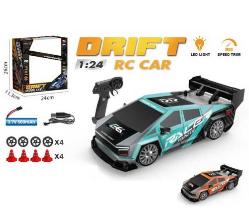 Машина на радіокеруванні 8603 E (28) 2 кольори, акумулятор 3.7 V, пульт 2.4 GHz, підсвічування, гумові шини, викрутка, в коробці, ВИДАЄТЬСЯ МІКС – в наличии! Купите сейчас у KAZKOVA