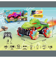 Машина на радіокеруванні ZJ 238-59 A (24) акумулятор 3.7 V, пульт 2.4 Ghz, браслет, підсвічування, роликові колеса, парогенератор, в коробці