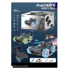 Машина на радіокеруванні 678 (24) 2 кольори, акумулятор 3.7 V, USB кабель, пульт 2.4 GHZ, музика, підсвітка, парогенерація, режим демонстрації, камера, підключення по Wi-Fi, оберт на 360, в коробці