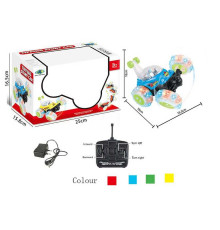 Машина-перевертиш р/к 9802 М-11 (48) 4 кольори, акумулятор, світло, звук, в коробці, ВИДАЄТЬСЯ ТІЛЬКИ МІКС ВИДІВ