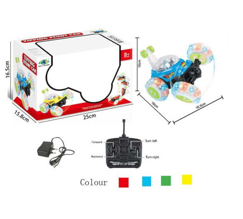 Машина-перевертиш р/к 9802 М-11 (48) 4 кольори, акумулятор, світло, звук, в коробці, ВИДАЄТЬСЯ ТІЛЬКИ МІКС ВИДІВ – в наличии! Купите сейчас у KAZKOVA