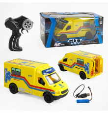 Машина на радіокеруванні 666-770 A (20) "Швидка допомога", акумулятор 3,7V, світло, в коробці